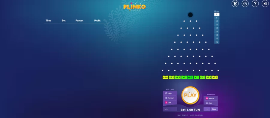 Plinko spin
